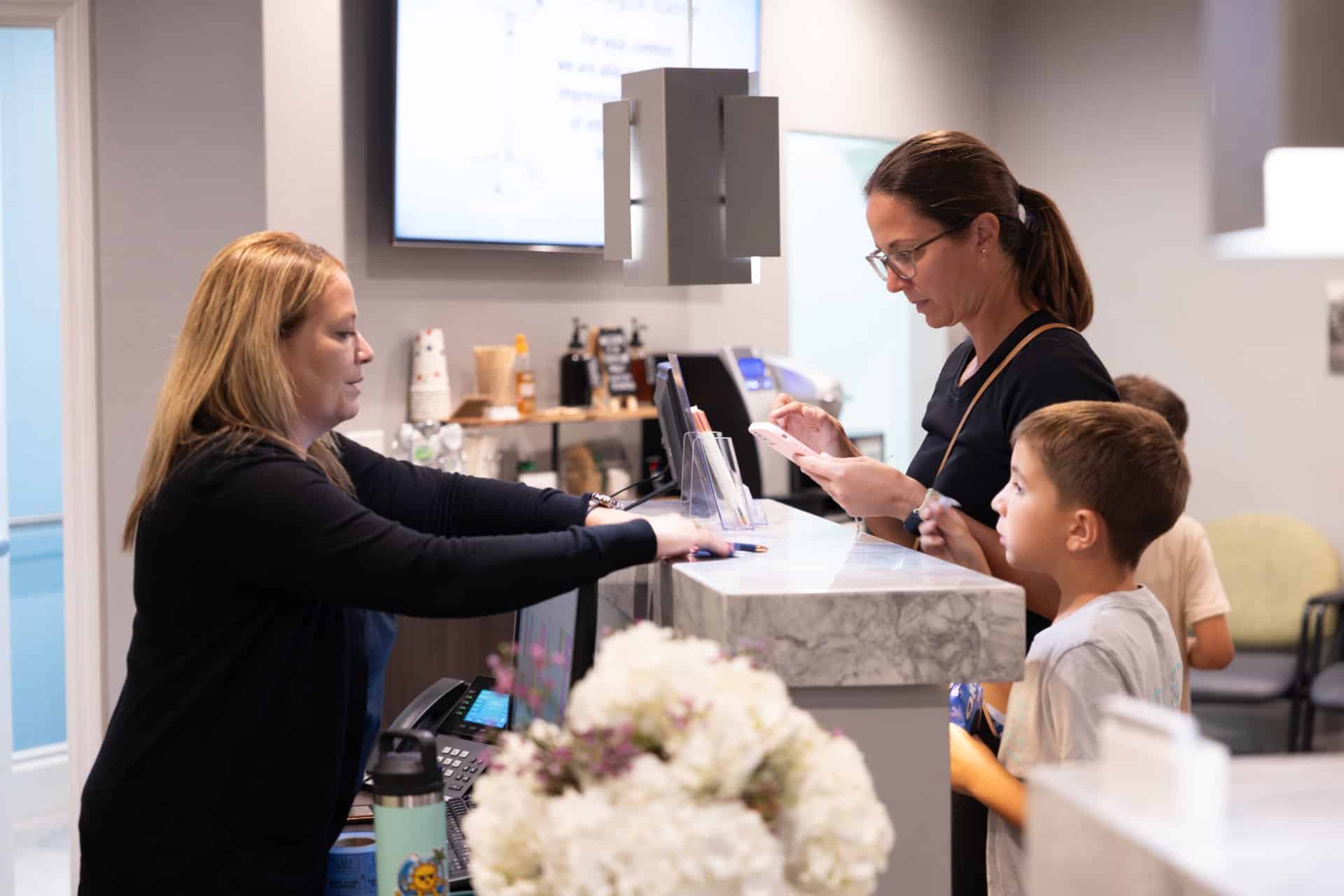 Orthodontic Office Check In Orthodontics by Bradford in Palm Beach Gardens, Palm City, and Lake Worth, FL